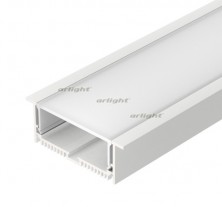 Профиль с экраном SL-LINIA88-F-2500 WHITE+OPAL (Arlight, Алюминий)