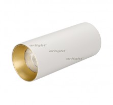 Светильник SP-POLO-SURFACE-R65-8W White5000 (WH-GD, 40 deg) (Arlight, IP20 Металл, 3 года)