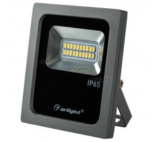 Светодиодный прожектор AR-FLG-FLAT-10W-220V White (Arlight, Закрытый)