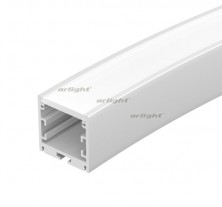 Профиль SL-ARC-3535-D1500-A90 WHITE (1180мм, дуга 1 из 4) (Arlight, Алюминий)