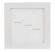 Светильник DL-192x192M-18W White (Arlight, IP40 Металл, 3 года)