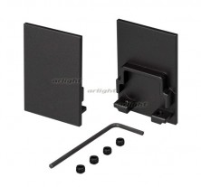 Заглушка SL-COMFORT-3551 BLACK глухая (Arlight, Металл)