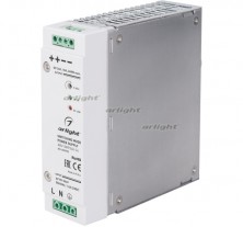 Блок питания ARV-DRP120-12 (12V, 8A, 96W) (Arlight, IP20 DIN-рейка)