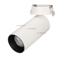Светильник SP-POLO-BUILT-R65-8W White5000 (WH-BK, 40 deg) (Arlight, IP20 Металл, 3 года)