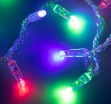 Светодиодная гирлянда ARD-STRING-CLASSIC-10000-CLEAR-100LED-LIVE RGB (230V, 7W) (Ardecoled, IP65)