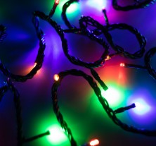 Светодиодная гирлянда ARD-STRING-HOME-5000-GREEN-50LED-LIVE RGB (230V, 3.5W) (Ardecoled, IP20)