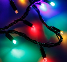 Светодиодная гирлянда ARD-STRING-PRO-10000-BLACK-100LED-LIVE RGB (230V, 7W) (Ardecoled, IP65)