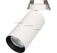 Светильник SP-POLO-BUILT-R95-25W White5000 (WH-BK, 40 deg) (Arlight, IP20 Металл, 3 года)
