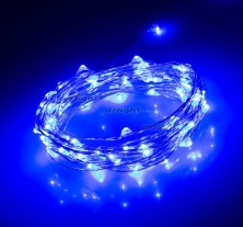 Светодиодная нить WR-5000-12V-Blue (1608, 100LED) (Arlight, IP65)